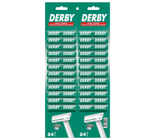 Derby Tek Bıçak Kartela 48'li Derby Tek Bıçak Kartela 48'li