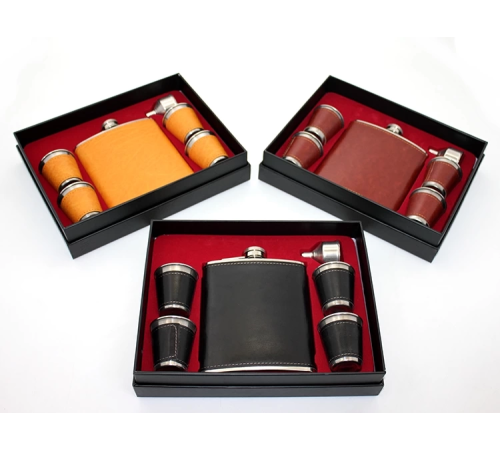 Derili 4 Shot Bardaklı Matara Seti Alk3908