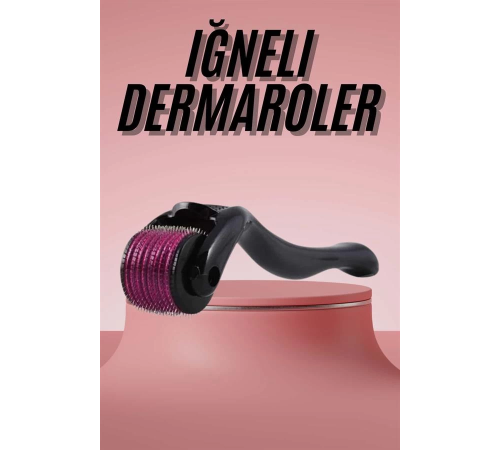 Derma Roller Titanyum Uçlu 540 İğneli 1 Mm Saç Sakal Çıkarma Ve Cilt Bakım Masaj Aleti Derma Roller Titanyum Uçlu 540 İğneli 1 Mm Saç Sakal Çıkarma Ve Cilt Bakım Masaj Aleti