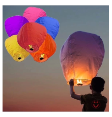 Dilek Feneri Gece Gökyüzü Dilek Balonu