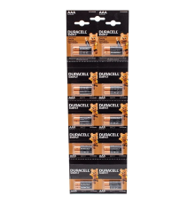 Duracell 1.5v İnce Aaa 20'li Alkalin Pil Lr03/mn20