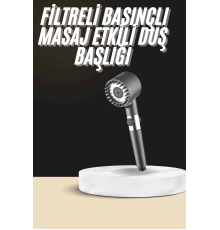 Duş Başlığı Profesyonel Masaj Başlıklı 3 Modlu Yeni Nesil Masaj Uçlu Su Tasarruflu