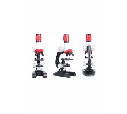 Eğitici Mikroskop Kiti Zoom Led Işıklı 100x 400x 1200x St1200x Eğitici Mikroskop Kiti Zoom Led Işıklı 100x 400x 1200x St1200x