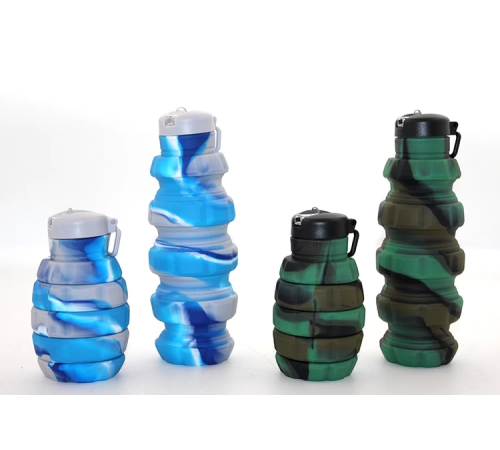 El Bombası Tasarımı Katlanabilir Portatif Silikon Su Şişesi 500 Ml Alk3139 El Bombası Tasarımı Katlanabilir Portatif Silikon Su Şişesi 500 Ml Alk3139