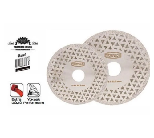 Elektrolize Elmas Kesici Disk - 115 Mm Elektrolize Elmas Kesici Disk - 115 Mm