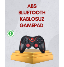 Ergonomik Tasarımlı Kablosuz Bluetooth Gamepad Titreşimli