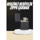 Erkeklere Özel Hediyelik Eşya Zippo Metalik Benzinli Çakmak Doldurulabilir