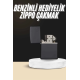 Erkeklere Özel Hediyelik Eşya Zippo Metalik Benzinli Çakmak Doldurulabilir