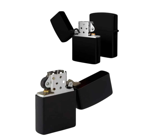 Erkeklere Özel Hediyelik Eşya Zippo Metalik Benzinli Çakmak Doldurulabilir