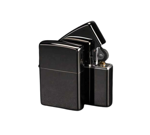 Erkeklere Özel Hediyelik Eşya Zippo Metalik Benzinli Çakmak Doldurulabilir