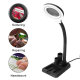 Esnek 5x /10x,40 Led Işıklı Büyüteç ,lamba Büyüteç Okuma, Çalışma Lehim Masa Lambası A808