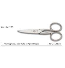 Europe Kalın Nakış Makası Süper Kalite No:4.5 11,43 Cm