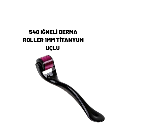 Ev Tipi Mikro İğneli Cilt Bakım Aleti – 0.25 mm Titanyum Roller