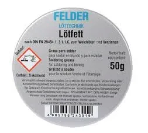 Felder Lötfett Lehim Pastası 50 Gr