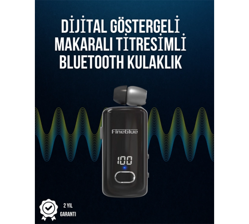 Fineblue F580 Bluetooth Kulaklık – İş, Oyun ve Spor İçin Gelişmiş Kablosuz Performans