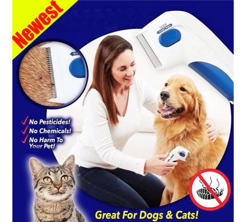 Flea Doctor Kedi Ve Köpekler İçin Pilli Pire Tarağı Flea Doctor Kedi Ve Köpekler İçin Pilli Pire Tarağı