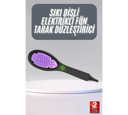 Fön Etkili Elektrikli Sıkı Dişli Taşınabilir Saç Düzleştirici Isı Ayarlı