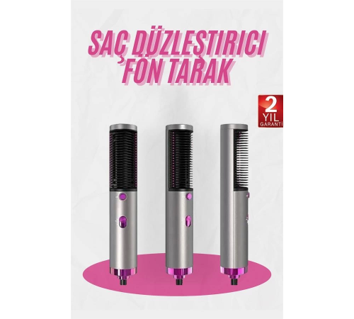 Fön Tarak Düzleştirici Seramik Kaplama Fön Makinesi Saç Kurutma Fön Tarak Düzleştirici Seramik Kaplama Fön Makinesi Saç Kurutma