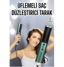 Fön Tarak Saç Düzleştirici Üflemeli Fön Makinesi Sıkı Dişli Taşınabilir