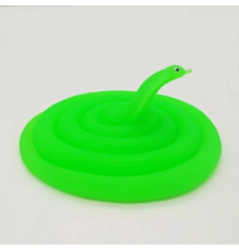 Fosfor Yeşil Renk Gerçekçi Görünüm Şaka Yumuşak Yılan 120 Cm