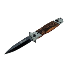 Fst 1112 Kurtarma Kamp Çakı 21 Cm - Yarı Otomatik, İp Kesmeli, Cam Perçinli