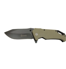 Fst4002b Gri Taktikal Kamp Çakı 20cm- Yarı Otomatik, Kemerlikli