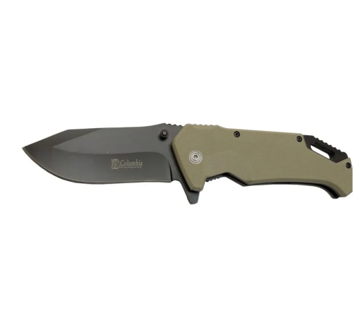 Fst4002b Gri Taktikal Kamp Çakı 20cm- Yarı Otomatik, Kemerlikli