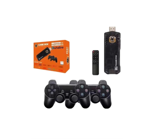 Game Stick Çift Oyun Konsolu Smart TV Game Box 8k Ultra HD 64 Gb Game Stick Çift Oyun Konsolu Smart TV Game Box 8k Ultra HD 64 Gb