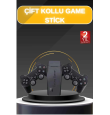 Game Stick El Atarisi 2.4g Kablosuz Çift Kol Oyunlar 4k Game Stick 3500 Oyunlu Atari Uyumlu