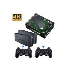 Game Stick El Atarisi 2.4g Kablosuz Çift Kol Oyunlar 4k Game Stick 3500 Oyunlu Atari Uyumlu
