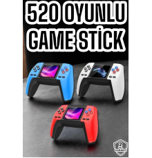 Game Stick Oyun Konsolu 520 Oyunlu Retro Oyunlu Led Ekran