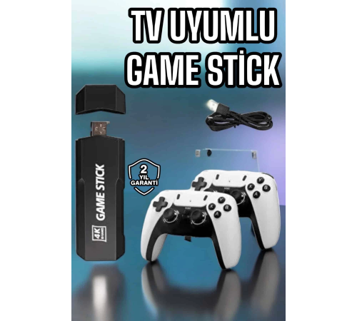 Game Stick Retro 8K ULTRA HD Video Oyun Konsolu Android Tv Özelliği