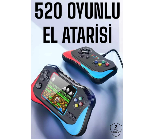 Gamepad Joystick Nostalji 500 Oyunlu 2 Li Atari Gamebox Oyun Konsolu Sup Atari