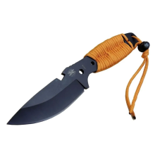 Gear Assault 0238trn Kamp Bıçağı 22,5 Cm - Turuncu, Metal İpli Sap