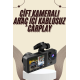 Gece Görüşlü DVR 3 Lensli Araç İçi Sürüş Kamerası Video Kaydedici