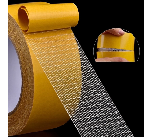 Geniş 10 Metre * 5 Cm Çift Taraflı Süper Güçlü Yapışkan Yapıştırıcı Bant Isıya Dayanıklı Geniş 10 Metre * 5 Cm Çift Taraflı Süper Güçlü Yapışkan Yapıştırıcı Bant Isıya Dayanıklı