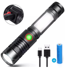 Geniş Açılı P50 Led Şarjlı El Feneri  Wt-601