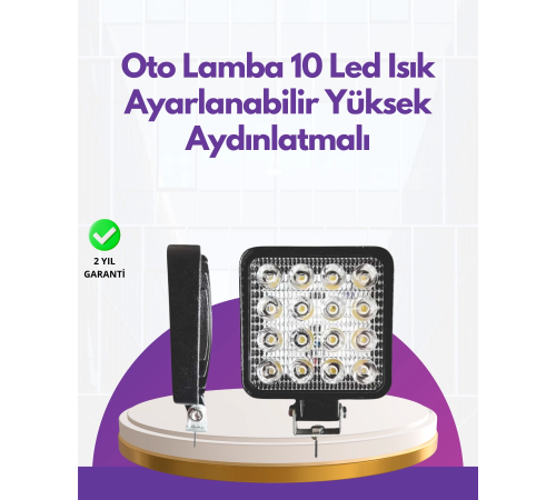 Geniş Aydınlatma Açılı LED Araç Farı | İş Makineleri ve Gece Sürüşü İçin Geniş Aydınlatma Açılı LED Araç Farı | İş Makineleri ve Gece Sürüşü İçin