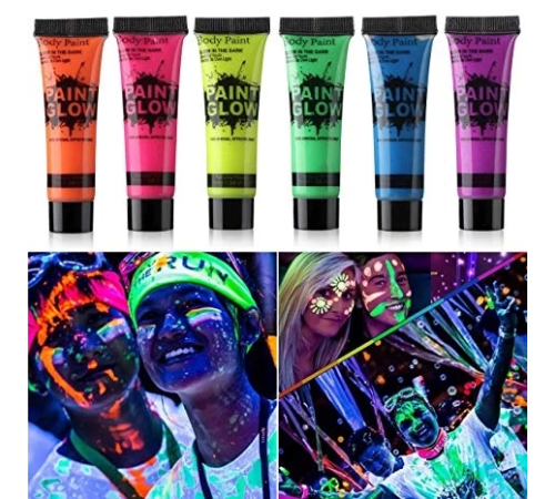 Glow Sboya Fosforlu Krem Boya 12 Adet Glow Sboya Fosforlu Krem Boya 12 Adet