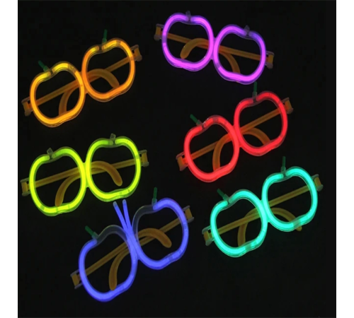 Glow Elma Gözlük - Glow Partisi Gözlüğü - Glow Stick Gözlük 12 Adet Glow Elma Gözlük - Glow Partisi Gözlüğü - Glow Stick Gözlük 12 Adet