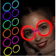 Glow  Yulak Gözlük - Glow Partisi Gözlükleri - Glow Stick Gözlük 12 Adet