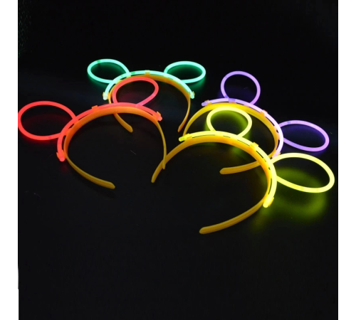 Glow Taç Fosforlu Taç Karışık Renk 12 Adet Glow Taç Fosforlu Taç Karışık Renk 12 Adet