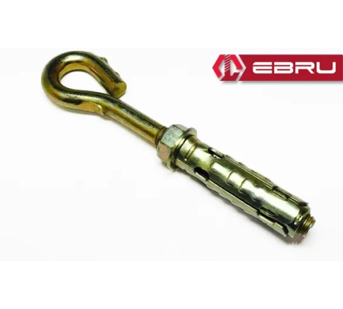 Gömlekli Kancalı Kapalı Çelik Dübel M8 - 5 Adet