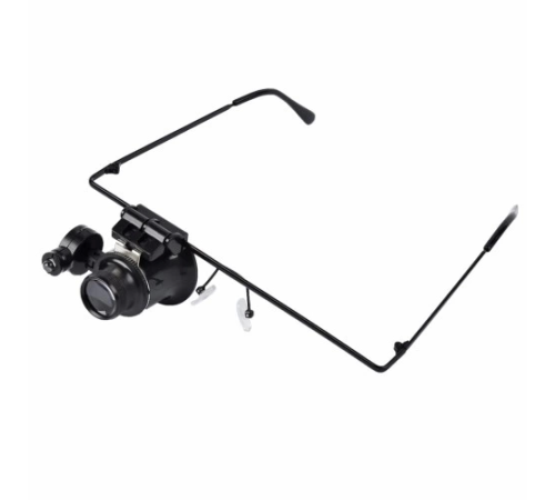Gözlük Model 20x16mm Optik Lens Led Işık Monoküler Büyüteç Gözlük Model 20x16mm Optik Lens Led Işık Monoküler Büyüteç