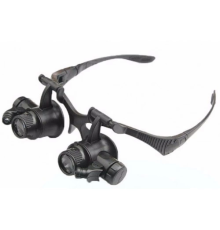 Gözlük Modeli 10x 15x 20x 25x Lens,2led Işıklı,büyüteç