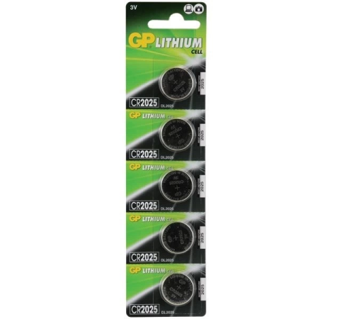 Gp Cr2025 3 V Lityum 5'li Para Pil
