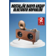 Gramafon Radyo Bluetooth Hoparlör Nostaljik Radyo FM Radyo