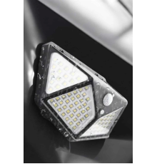 Güneş Enerjili Bahçe Aydınlatma Lambası Solar 100 Led Lamba