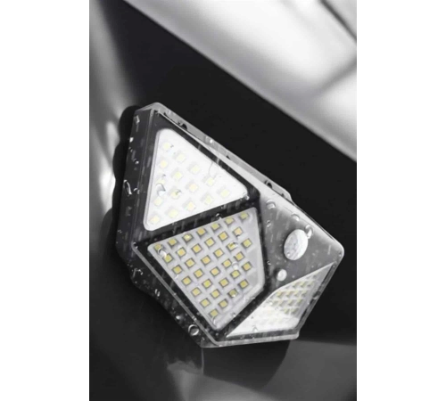 Güneş Enerjili Bahçe Aydınlatma Lambası Solar 100 Led Lamba