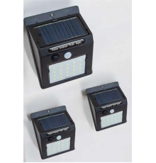 Güneş Enerjili Bahçe Lambası Solar Gece Aydınlatma Sensörlü Lamba